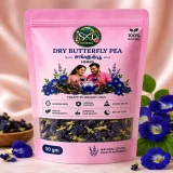 Premium Dried Butterfly Pea Flowers Tea | 100% Natural Blue Tea | 50g